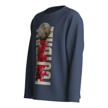 NAME IT Bluse Voto Vintage Indigo Football