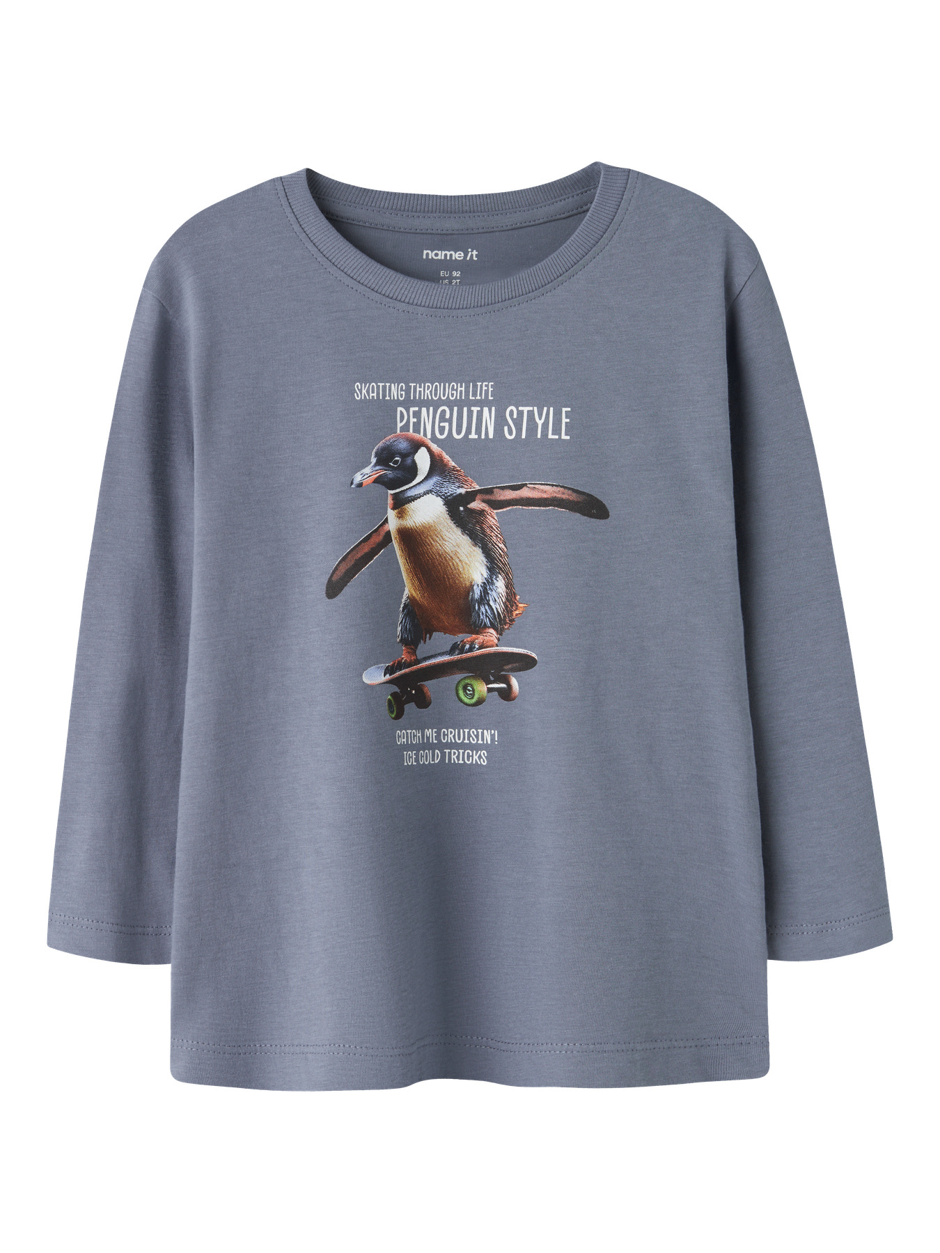 Name It Bluse - NmmVoto - Flint Stone/Penquin