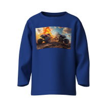 NAME IT Langærmet Bluse Voto Surf The Web Monstertruck