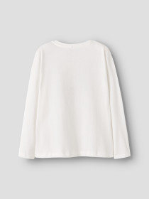 NAME IT Bluse Votea Cloud Dancer Cherry Disco