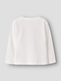 NAME IT Langærmet Bluse Votea Cloud Dancer Autumn Bunny
