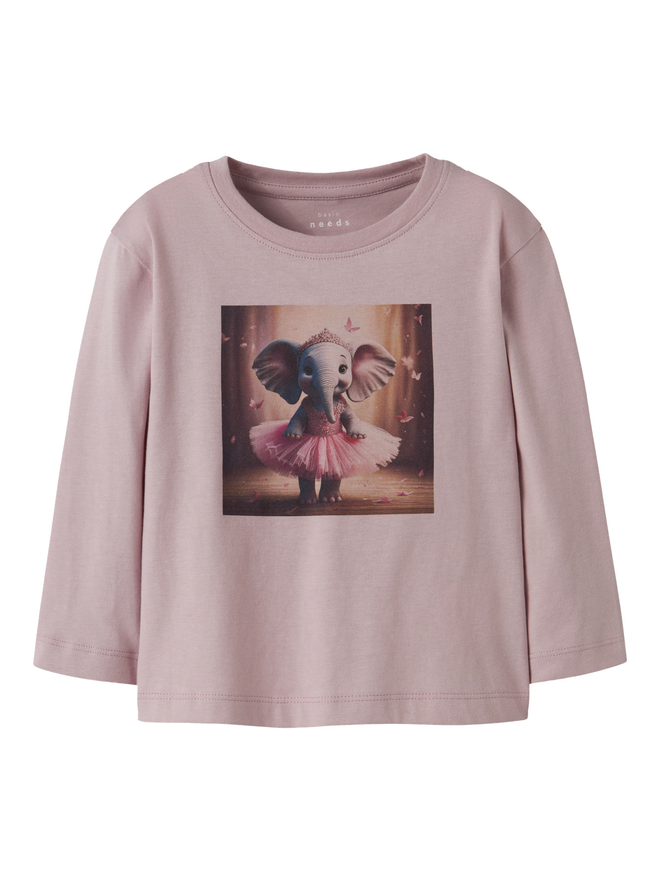 NAME IT Langærmet Bluse Votea Burnished Lilac Ballerina Elephant