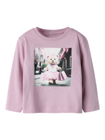 NAME IT Bluse Votea Dawn Pink Bear