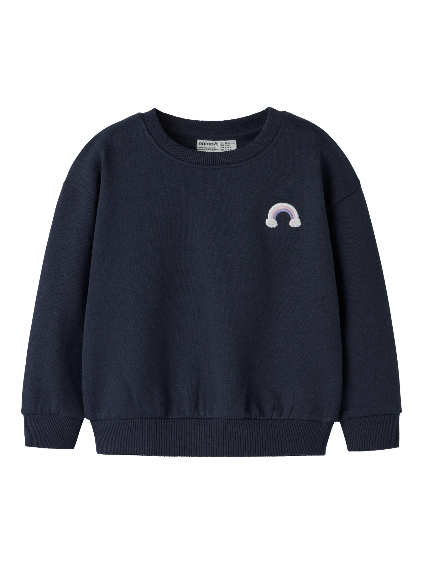 Name It Sweatshirt - NmfVallene - Navy Blazer/Rainbow