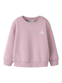 NAME IT Sweatshirt Vallene Dawn Pink Swan