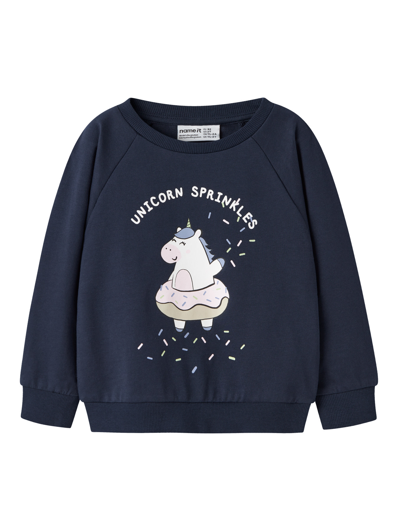 Name It Sweatshirt - NmfVenus - Navy Blazer/Unicorn Sprinkles