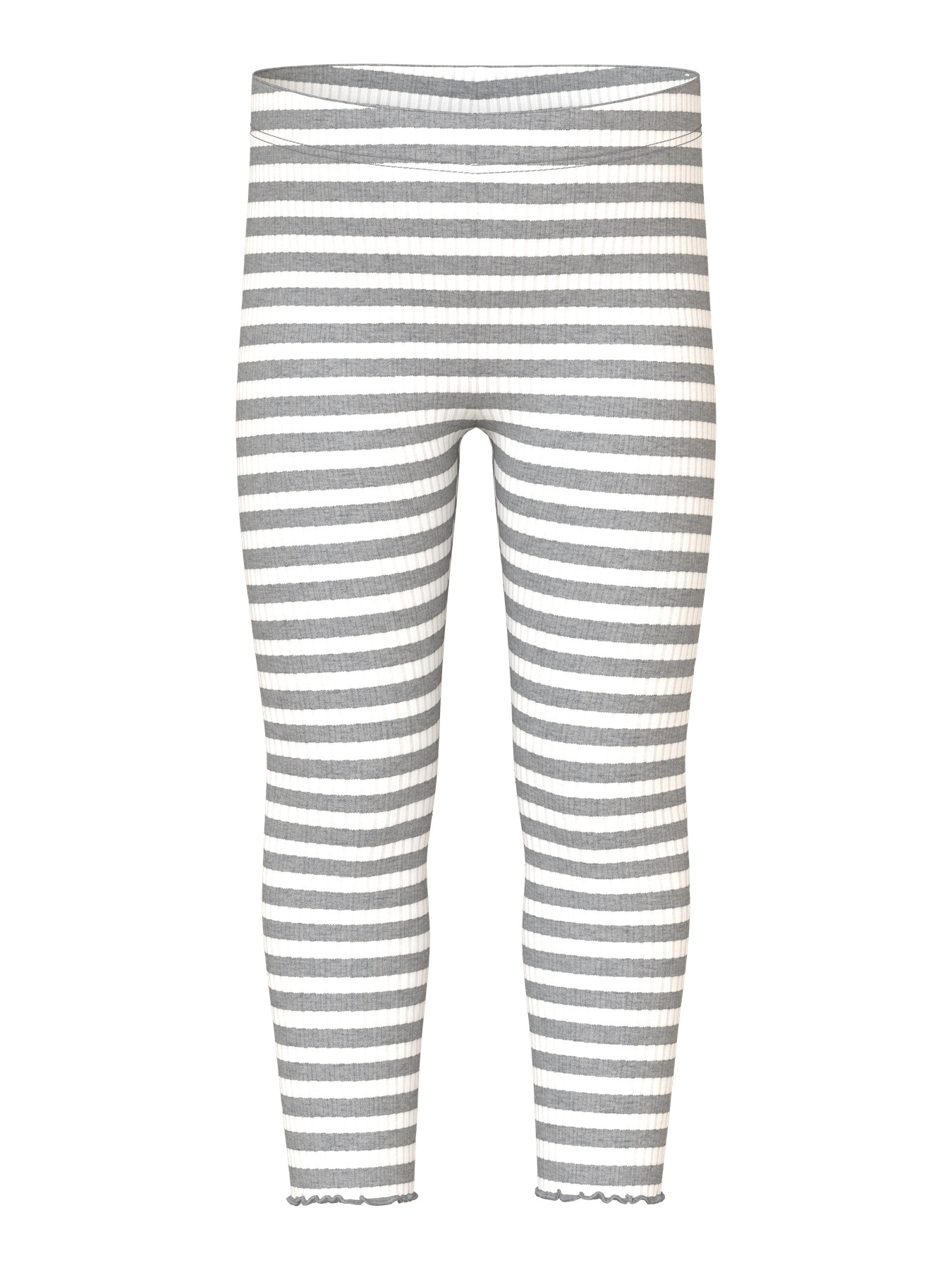 NAME IT Leggings Vemma Grey Melange Cloud Dancer