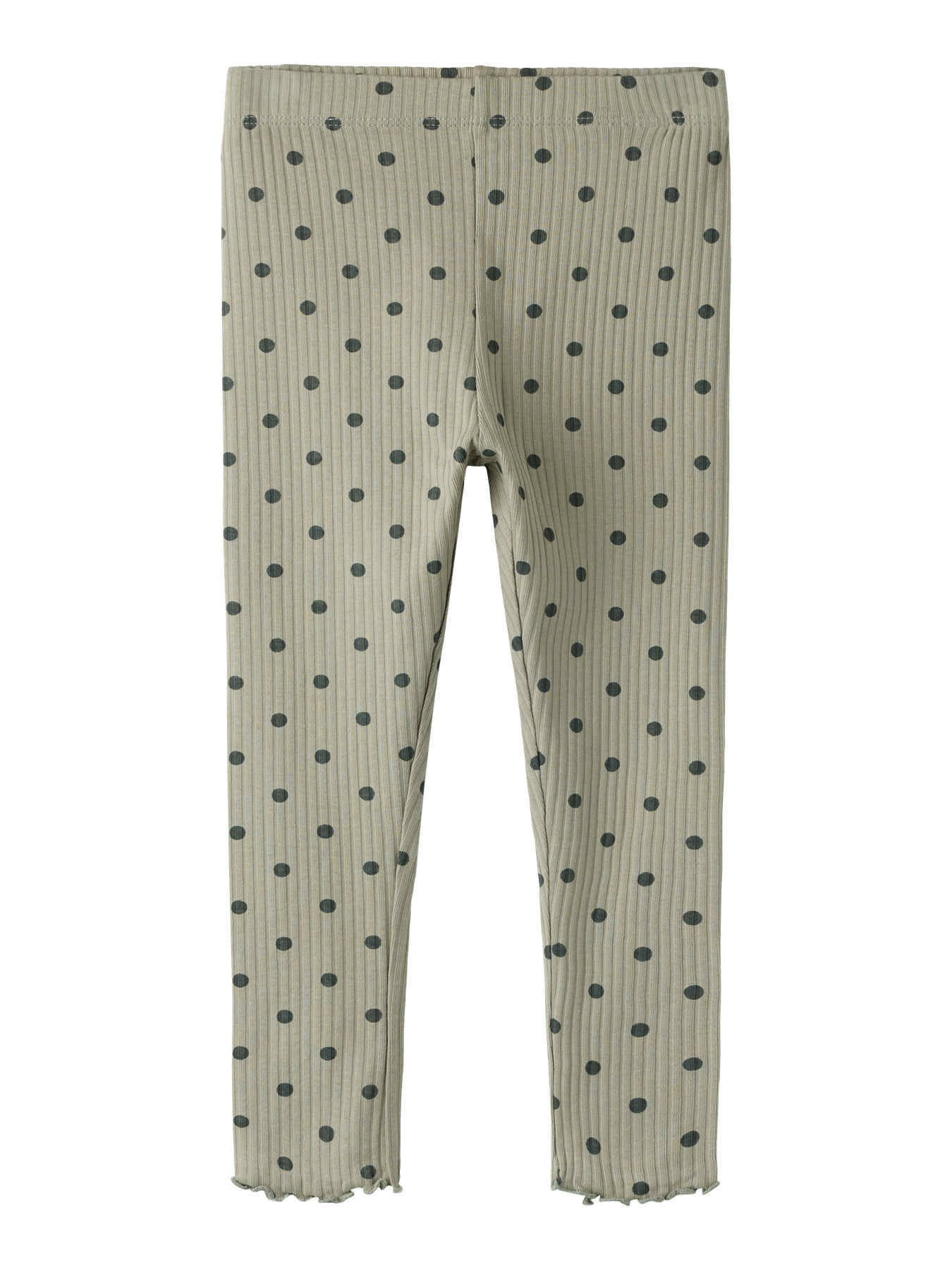 Name it Leggings - Rib - NmfVemma - Shadow/Urban Chic Dot