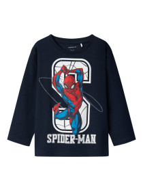 NAME IT Bluse Spiderman Nitin Dark Sapphire