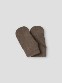 NAME IT Strik Handsker Magic Mittens Fossil