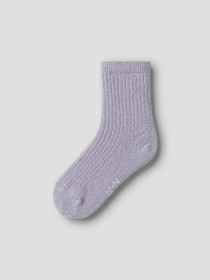 NAME IT 2-Pak Glimmer Strømper Tutti Lavender Gray Cloud Dancer