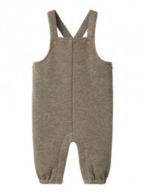 LIL ATELIER Sweat Overalls Tabby Silent Storm Melange