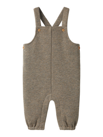 LIL ATELIER Sweat Overalls Tabby Silent Storm Melange