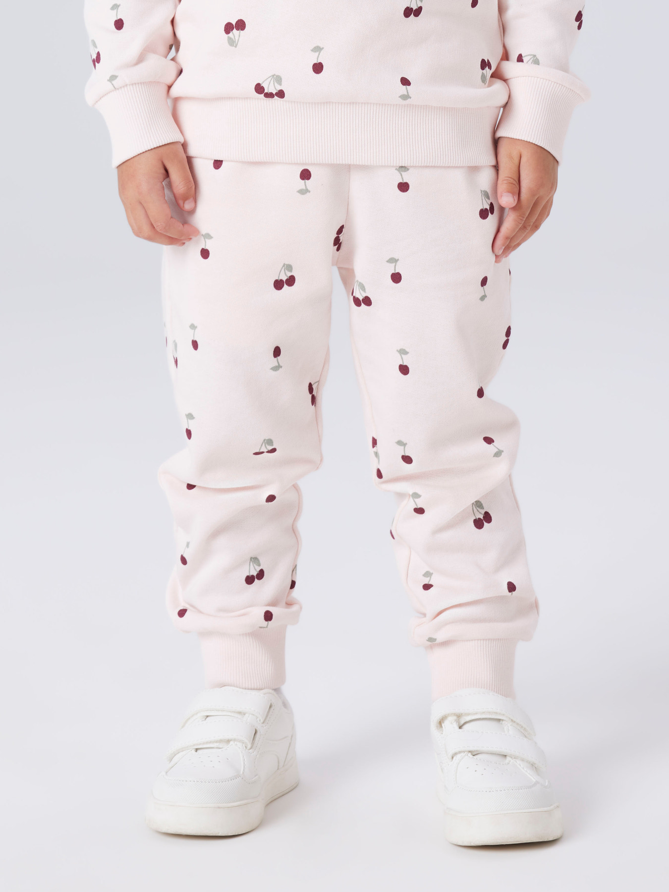 Name It Sweatpants - Noos - NmfValba - Crystal Pink m. Kirsebær