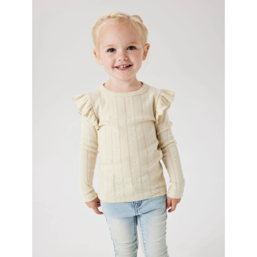 NAME IT Bluse Julia Summer Sand billede