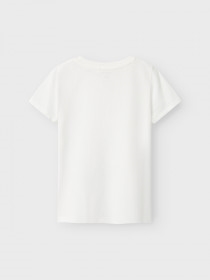 NAME IT T-Shirt Batu Cloud Dancer Red Orange