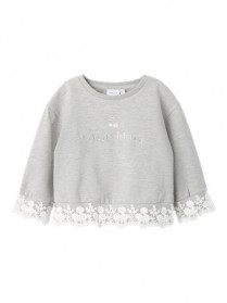 NAME IT Sweatshirt Banne Grey Melange