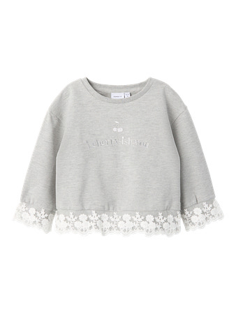 NAME IT Sweatshirt Banne Grey Melange