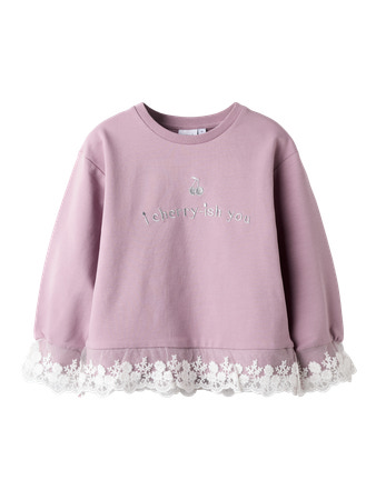 NAME IT Sweatshirt Banne Elderberry