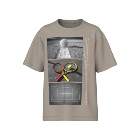 NAME IT T-shirt Voto Vintage Khaki Tennis