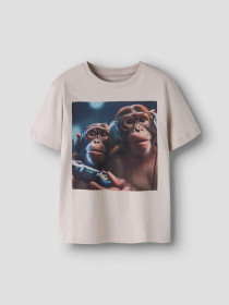 NAME IT T-shirt Voto Chateau Gray