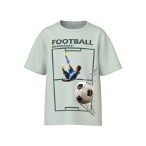 NAME IT T-shirt Voto Pale Aqua Football