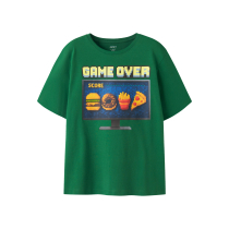 NAME IT T-shirt Voto Verdant Green Game Over