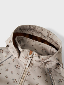 NAME IT Softshell Jakke Alfa Pure Cashmere Bouquet