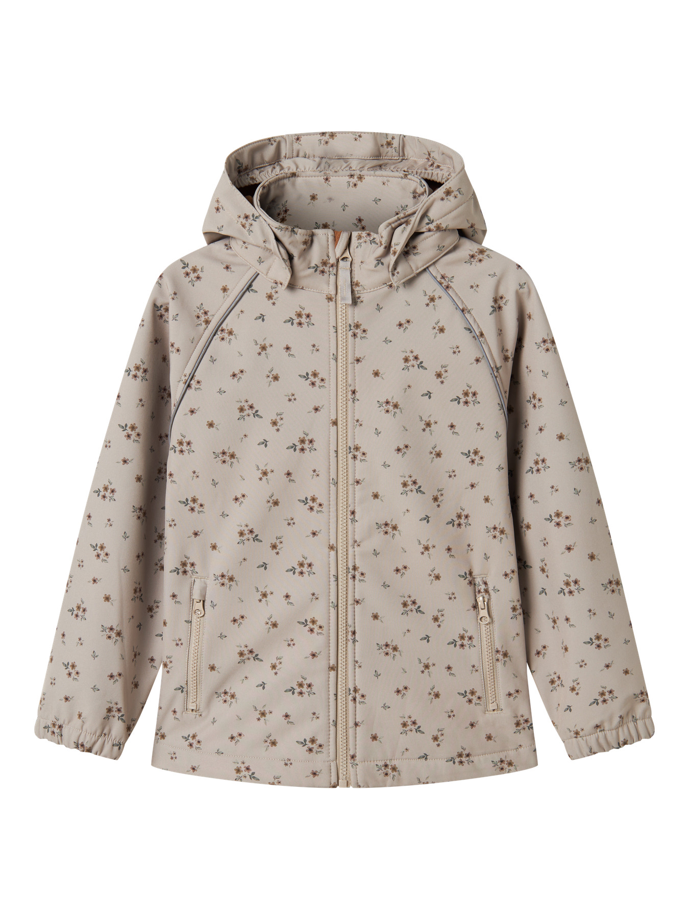 NAME IT Softshell Jakke Alfa Pure Cashmere Bouquet