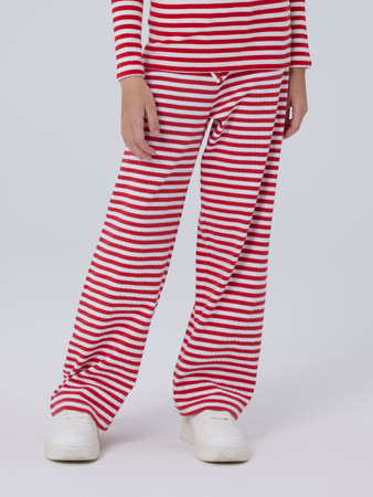 Name It Bukser - Noos - Rib - NkfSuraja - Lollipop m. Hvide Stri