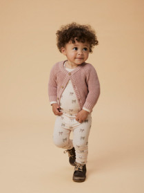 LIL ATELIER Leggings Gavo Efi Silver Peony Bow
