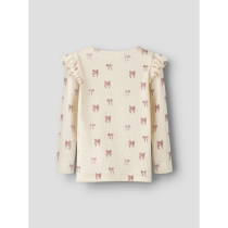 LIL ATELIER Bluse Gavo Turtledove Bow