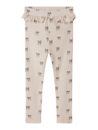 LIL ATELIER Leggings Gavo Efi Silver Peony Bow