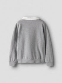 NAME IT Polo Sweatshirt Nasmi Grey Melange