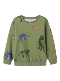 NAME IT Sweatshirt Pnodino Oil Green