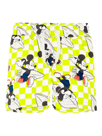 NAME IT Mickey Mouse Badeshorts Miller Safety Yellow