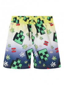 NAME IT Badeshorts Myx Minecraft Safety Yellow