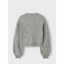 NAME IT Strik Cardigan Rina Grey Melange