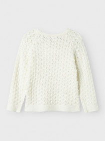 NAME IT Strik Trøje Dalone Cloud Dancer