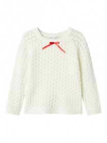 NAME IT Strik Trøje Dalone Cloud Dancer