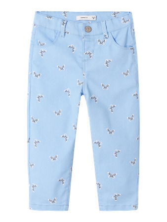 Name It Bella Sommerfugle Mom Fit Jeans - Serenity Butterfly