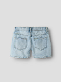 NAME IT Rhinsten Denim Shorts Rose Light Blue Denim