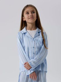 NAME IT Pyjamas Skjorte Ruth Kentucky Blue