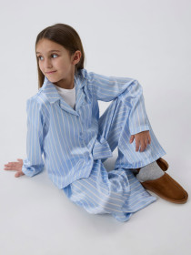 NAME IT Pyjamas Skjorte Ruth Kentucky Blue