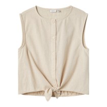 NAME IT Hør Top Falinnen Peyote