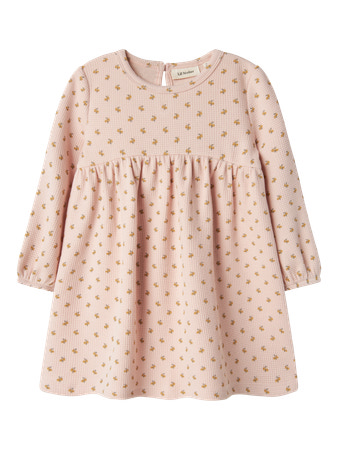 LIL ATELIER Langærmet Kjole Desma Peach Whip