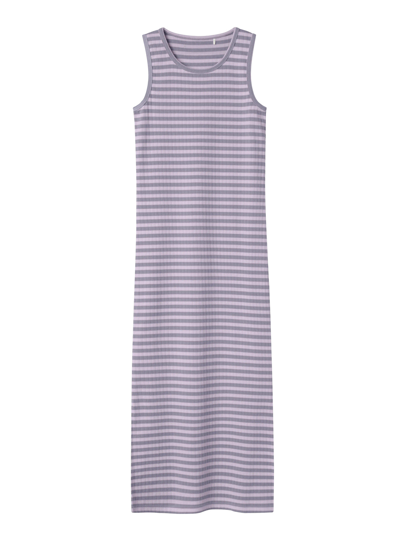 Name It Kjole - Rib - Noos - NkfSuraja - Lavender Fog/W. Lavende