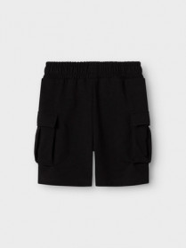 NAME IT Sweat Cargo Shorts Ollie Black