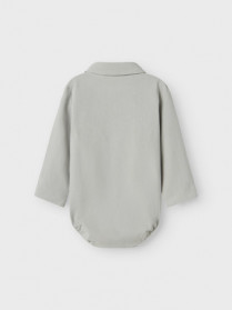 LIL ATELIER Skjorte Body Hadam Mirage Gray