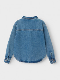 NAME IT Denim Skjorte Jakke Milo Medium Blue 